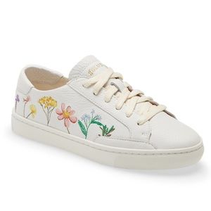 Soludos Floral Embroidered Sneaker